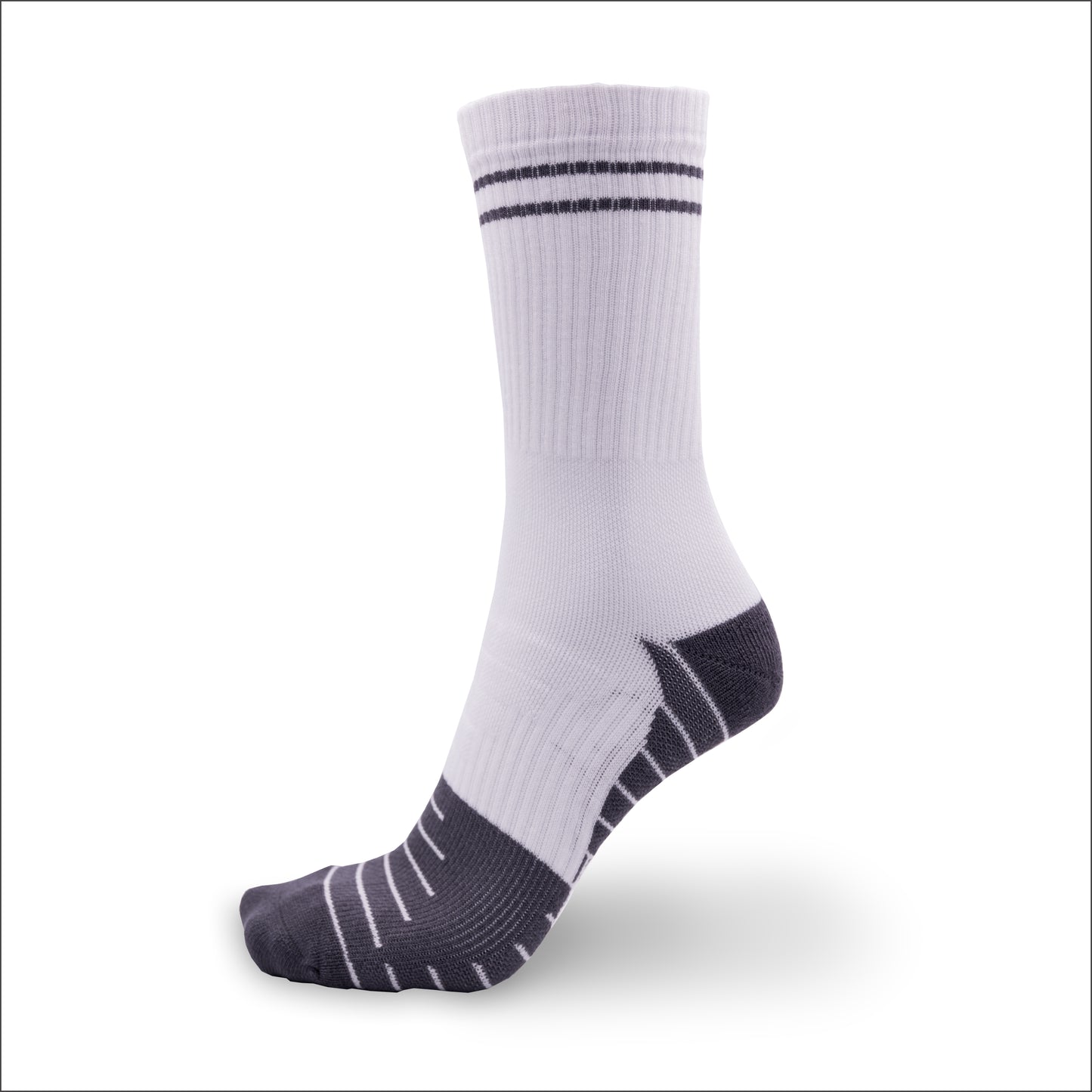 Sportsocken aus Bambus in weiss von grashalm